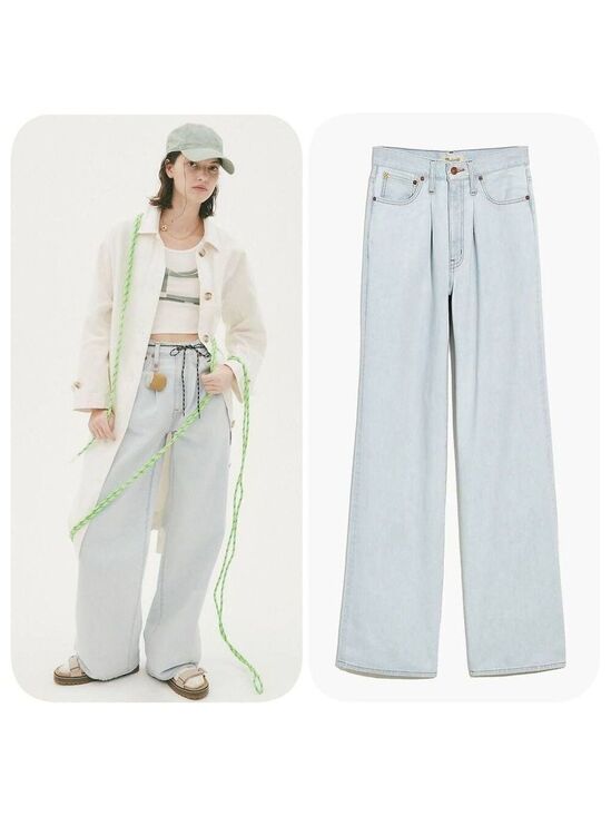 Madewell Denim - NWOT Madewell Superwide-Leg Jeans in Olcott Wash Sz 27